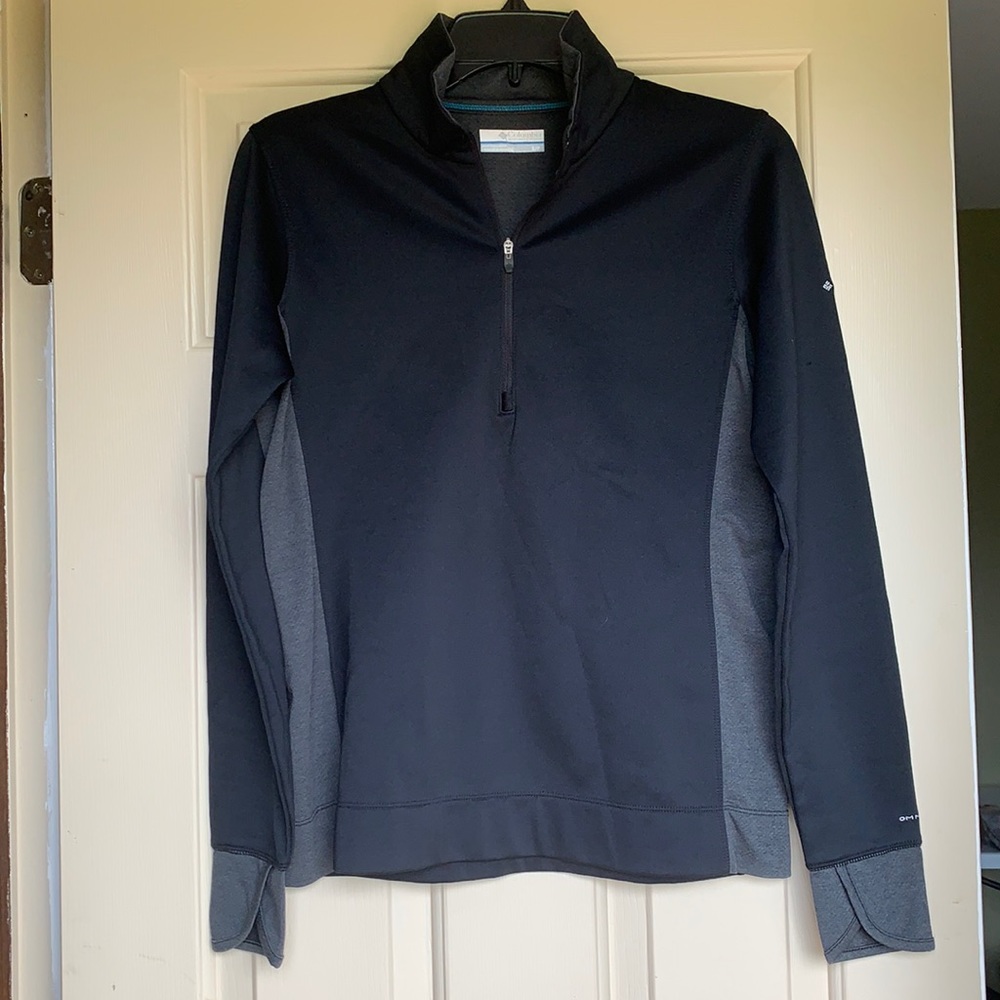 Columbia Women’s Black Omni-Wick 1/2 Pullover sz S